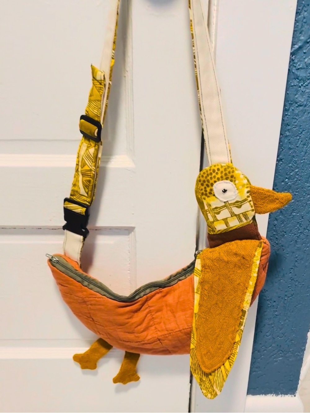 Handmade Duck Crossbody Bag